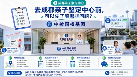 合规！成都户籍亲子鉴定中心全解析（含2026办理要点）