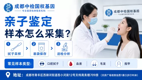新整理！成都靠谱亲子鉴定中心地址一览（附2025年鉴定费用）