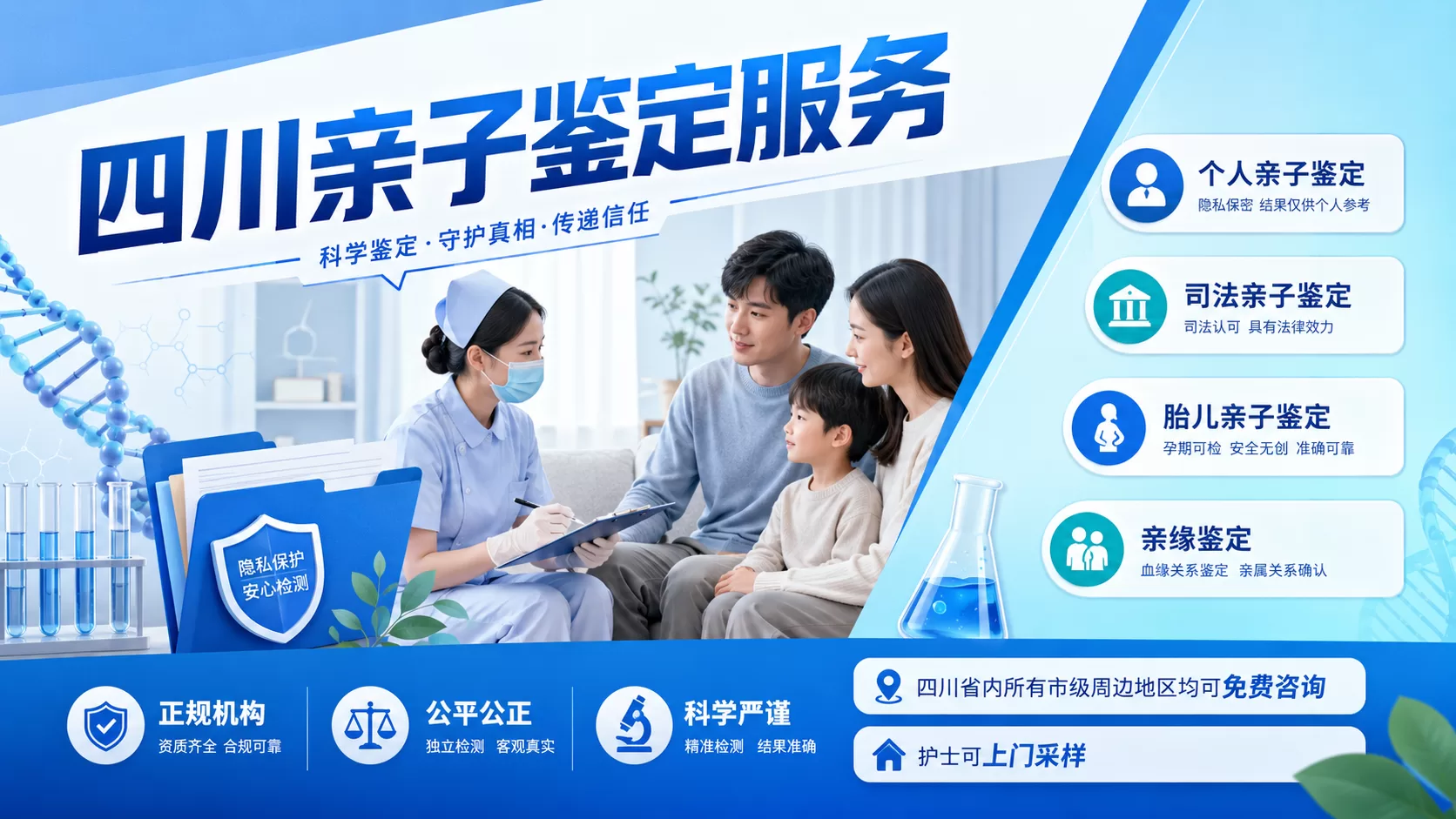 2026年成都正规亲子鉴定机构怎么选:资质核验与办理条件全解析